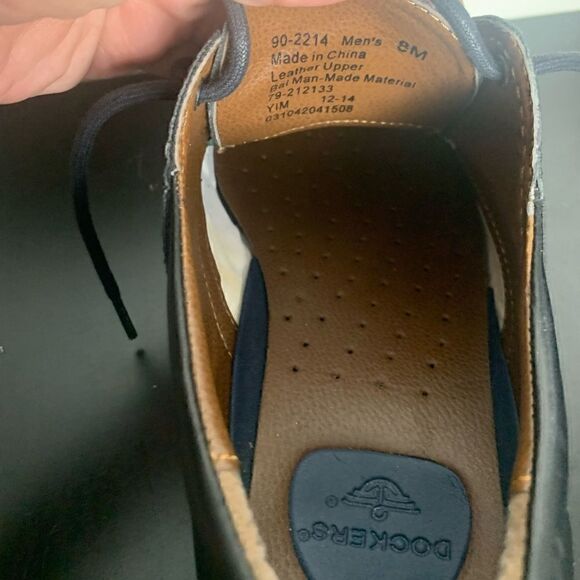 COPY - Dockers Leather Mens Black Dress Shoes size 8M - Picture 7 of 9